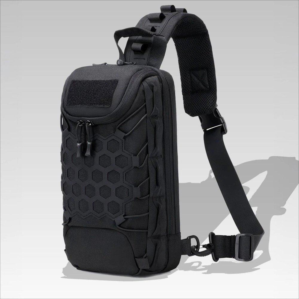 Sling Backpack Shoulder - กระเป๋าเป้สะพายหลังแบบยุทธวิธีรุ่นใหม่ปี 2026 สำหรับพกพาใช้งานกลางแจ้ง กระเป๋าสะพายไหล่แบบสลิง กระเป๋าอเนกประสงค์สำหรับใช้ในชีวิตประจำวัน กระเป๋าคาดอกสำหรับเดินทาง