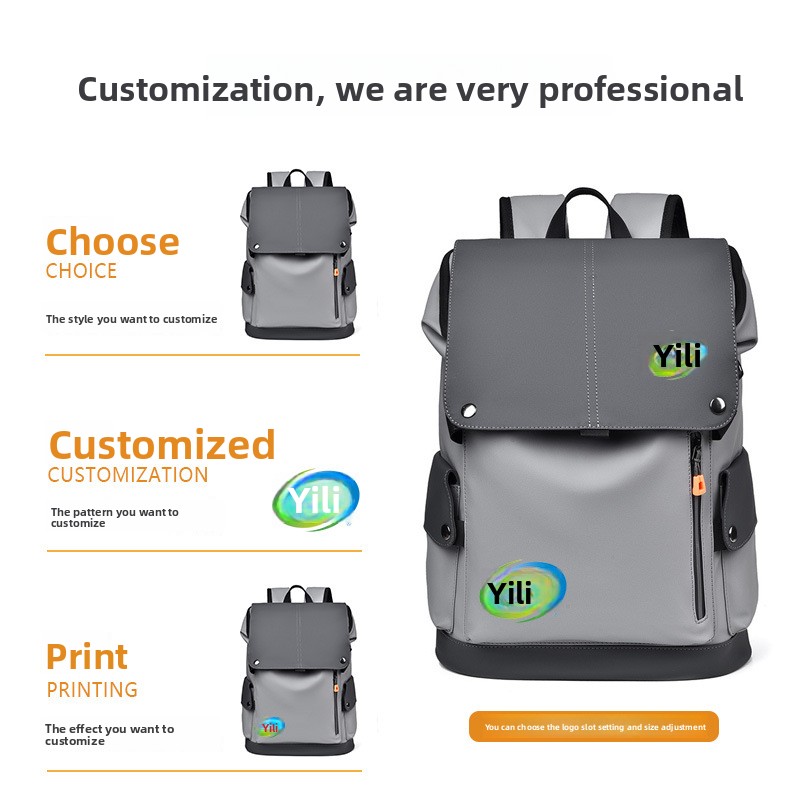 Business Backpack Brief - กระเป๋าเป้สะพายหลังแล็ปท็อปความจุขนาดใหญ่สำหรับผู้ชาย กระเป๋าเดินทางธุรกิจกันน้ำ กระเป๋าเป้หนัง PU สุดเก๋ ป้องกันการโจรกรรม
