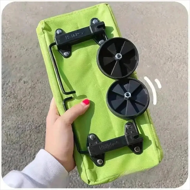 Foldable Backpack Small - รถเข็นช็อปปิ้งแบบพับได้พร้อมล้อ รถเข็นกระเป๋าเป้สะพายหลังน้ำหนักเบาสำหรับใช้ในบ้านและนอกบ้าน