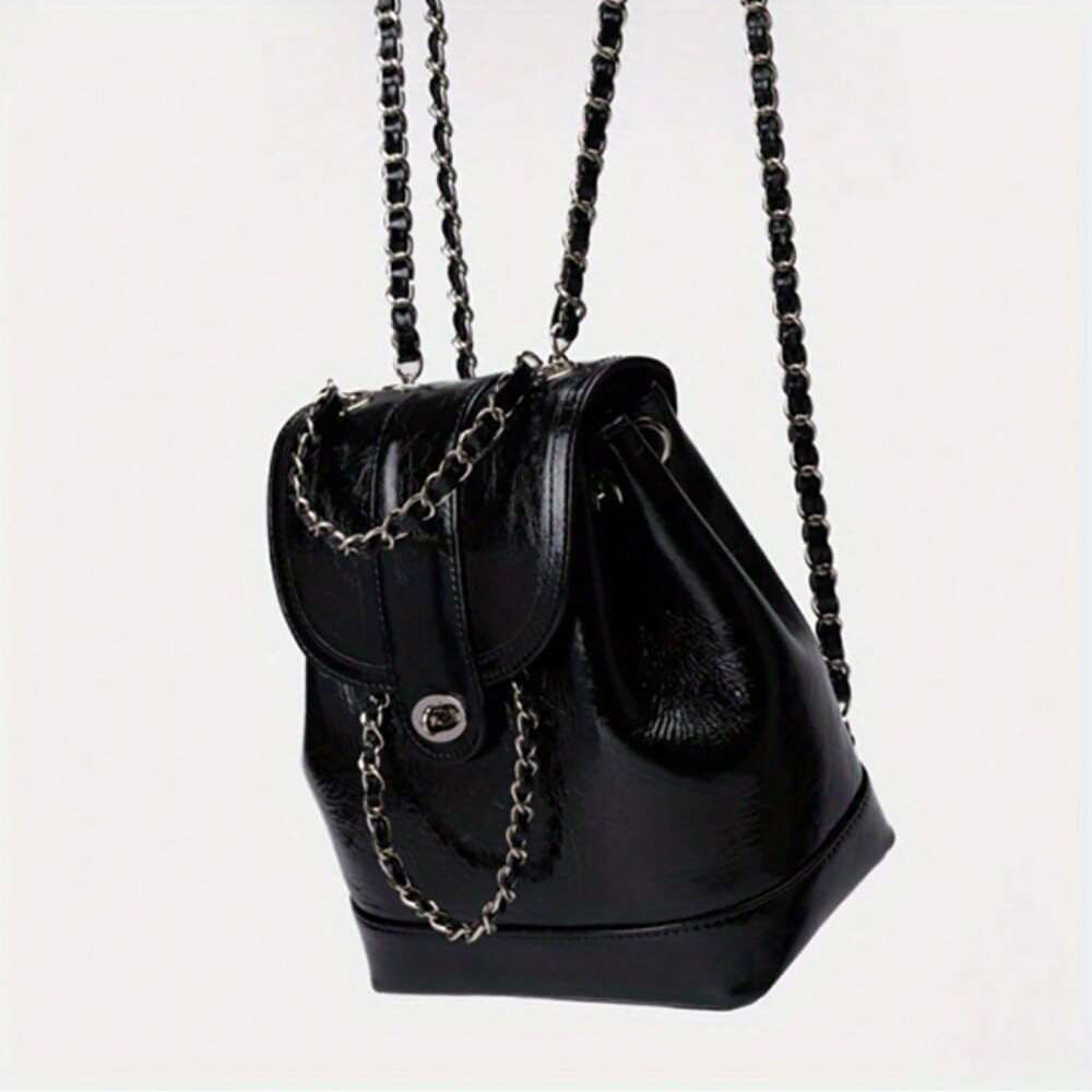 Mini Backpack Purse - กระเป๋าเป้สะพายหลังขนาดเล็กสำหรับผู้หญิง กระเป๋าเป้สะพายหลังขนาดเล็กสำหรับผู้หญิง กระเป๋าเป้สะพายหลังน่ารักสำหรับผู้หญิง，กระเป๋าสะพายข้างพร้อมสายโซ่