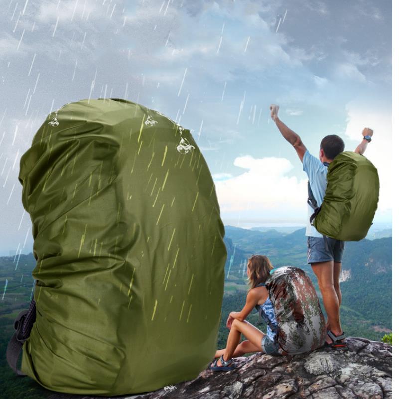 Rain Cover Backpack - 35L กระเป๋าเป้สะพายหลังแบบใช้งานได้จริง ผ้าคลุมกันฝน กันน้ำ กันฝุ่น ป้องกันแสงแดด