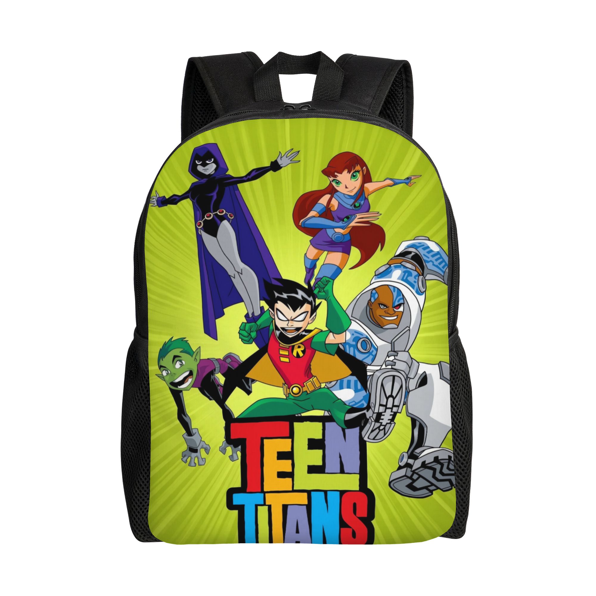 School Backpack Teen - กระเป๋าเป้สะพายหลัง Teen Titans Go Raven's Emoticlones