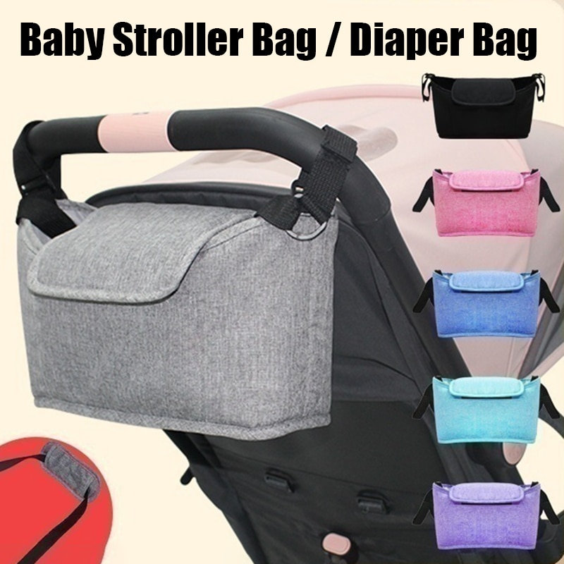 Backpack Diaper Bag - กระเป๋าแขวนรถเข็นเด็กทารกถุงผ้าอ้อมสำหรับคุณแม่ความจุขนาดใหญ่กระเป๋าเก็บของสำหรับคุณแม่พร้อมที่จับกระเป๋าคาดลำตัวกระเป๋าจัดระเบียบเวลาเดินทางแบบพกพา