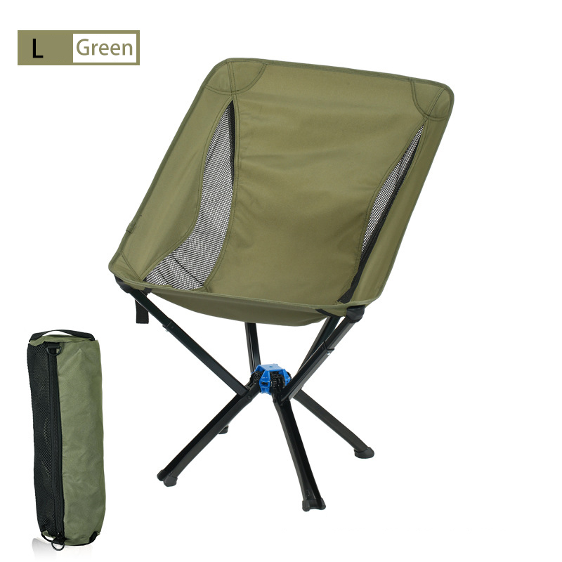 Foldable Backpack Small - เก้าอี้แคมป์ปิ้งพับได้พกพาได้พับได้ขนาดเล็กเก้าอี้ดวงจันทร์กลางแจ้งเป้สะพายหลัง Kursi Travel ปิกนิกเปิดเร็ว