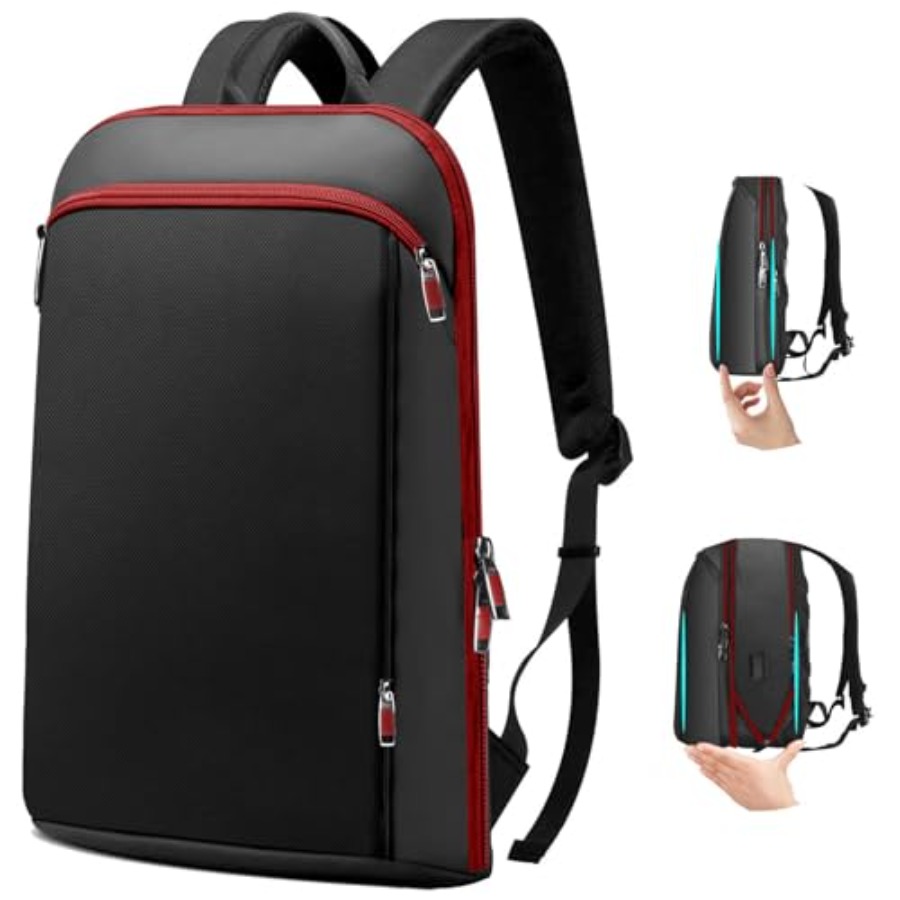 Travel Backpack Anti Theft - กระเป๋าเป้สะพายหลังแล็ปท็อปขนาด 15 15.6 16 นิ้ว บางและขยายได้