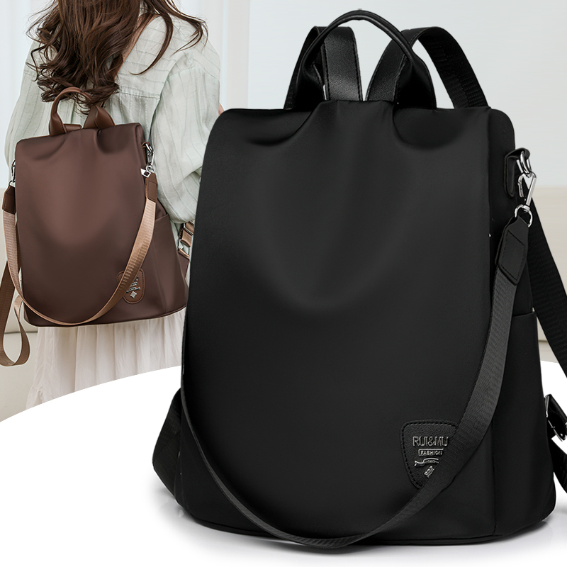 Travel Backpack Anti Theft - กระเป๋าเป้สะพายหลังป้องกันการโจรกรรมสำหรับผู้หญิง กระเป๋าเป้สะพายหลังเดินทางความจุขนาดใหญ่ สายสะพายไหล่ปรับได้ กระเป๋าเป้สะพายหลังเพื่อความปลอดภัยสำหรับการทำงานประจำวัน