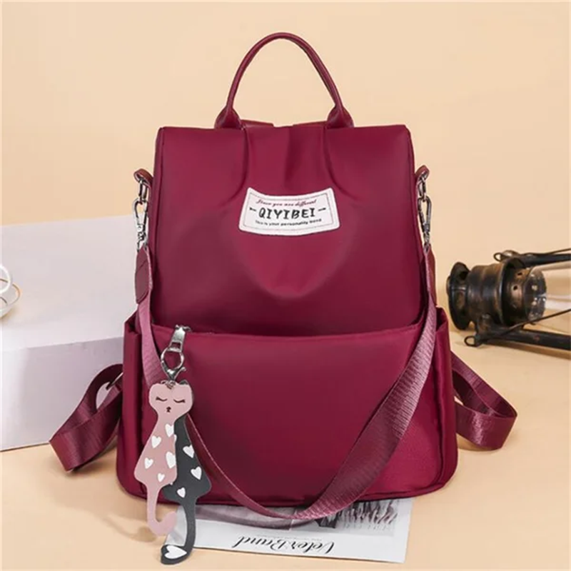 Travel Backpack Anti Theft - กระเป๋าเป้ผู้หญิงกันน้ำอ็อกซ์ฟอร์ดความจุสูงกระเป๋าเป้เดินทางกันขโมยกระเป๋าสะพายหลังแบบลำลองกระเป๋าสะพายไหล่อเนกประสงค์