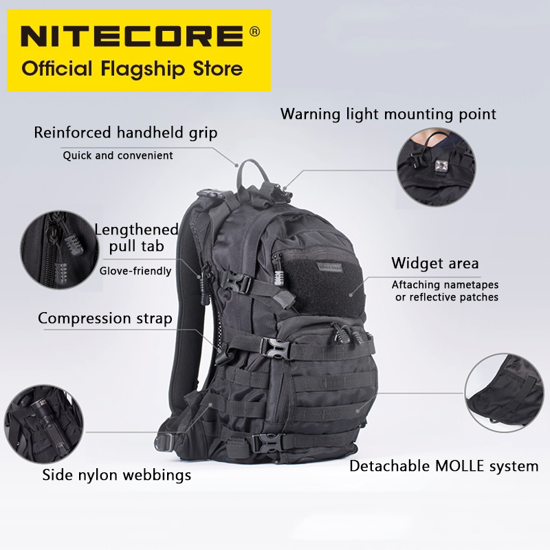 NITECORE BP20 20L กระเป๋าเป้สะ - Rucksack Military Style บทวิจารณ์และราคา