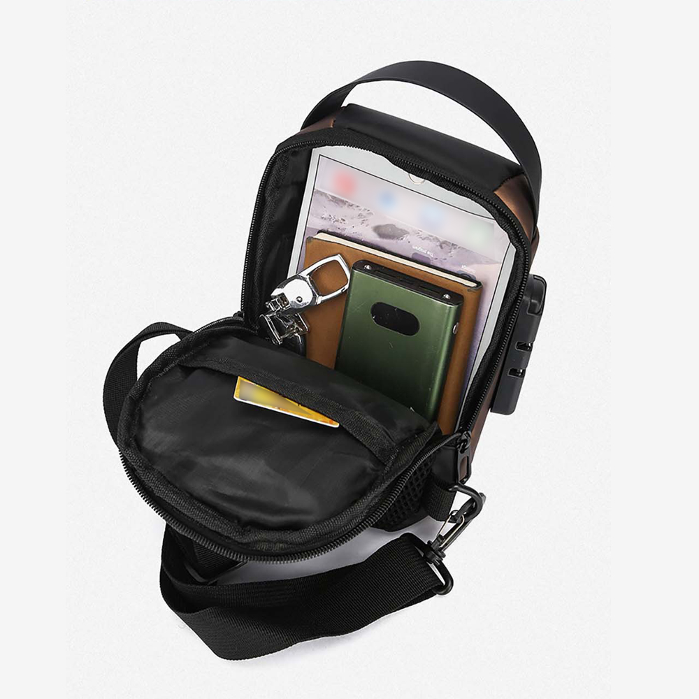 กระเป๋าสะพายข้างผู้ชายแบบมีช่อ - Sling Backpack Shoulder บทวิจารณ์และราคา