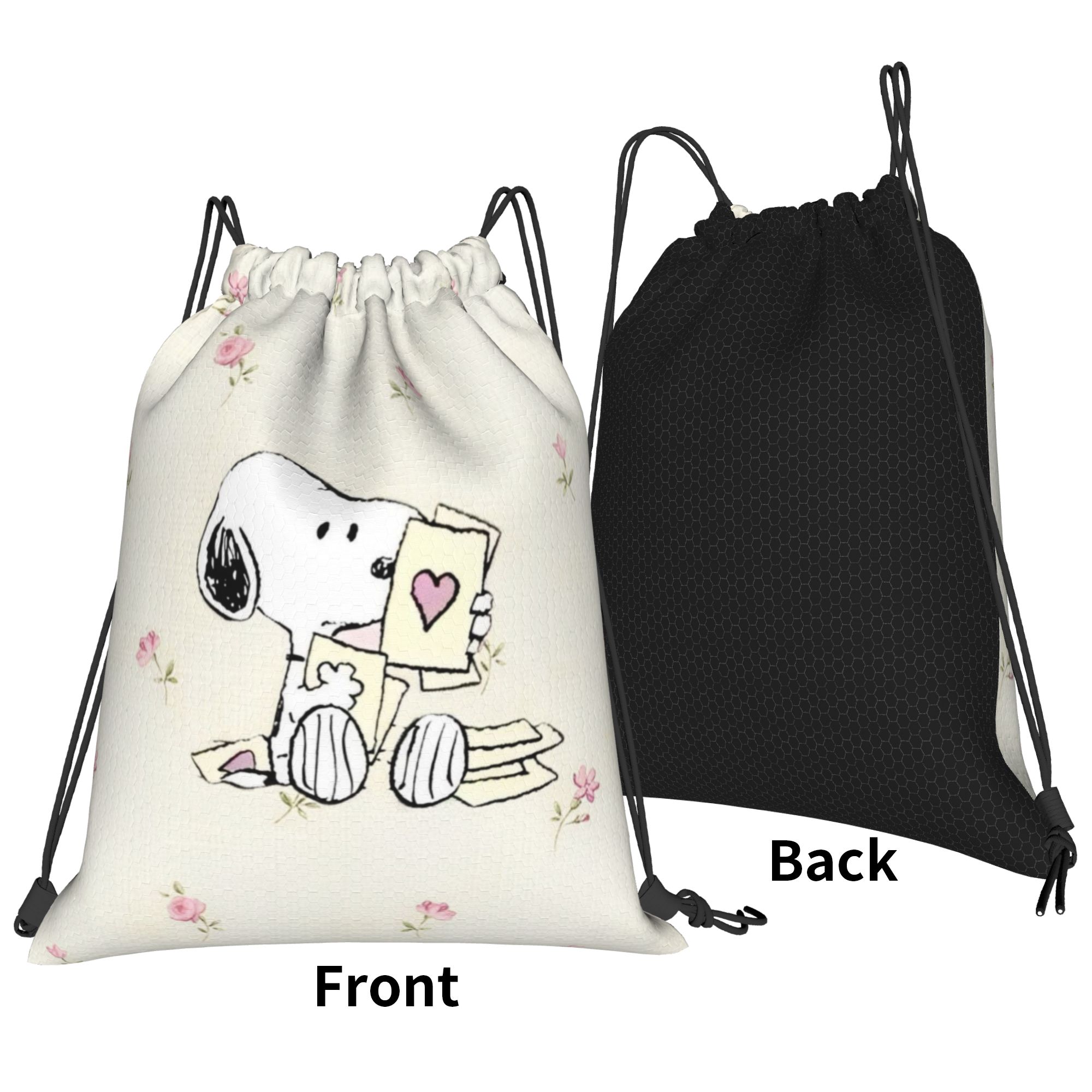 S-Snoopys Loving Gesture Backp - Drawstring Gym Bag บทวิจารณ์และราคา