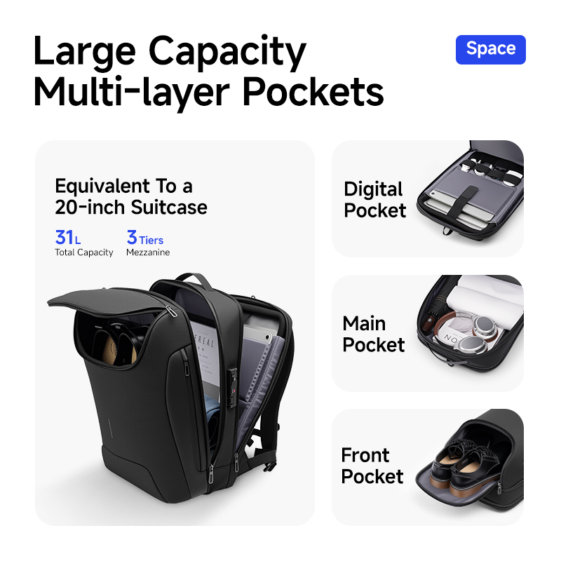 MARK RYDEN 31L กระเป๋าเป้สะพาย - Travel Backpack Anti Theft บทวิจารณ์และราคา