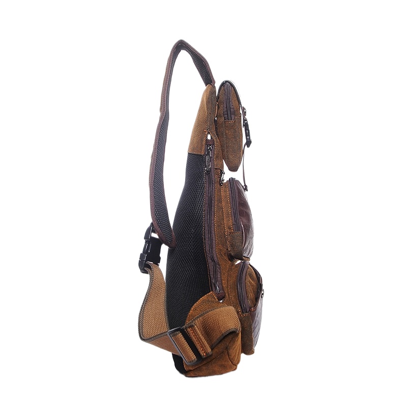 กระเป๋าสะพายข้างผู้ชาย กระเป๋า - Sling Backpack Shoulder บทวิจารณ์และราคา