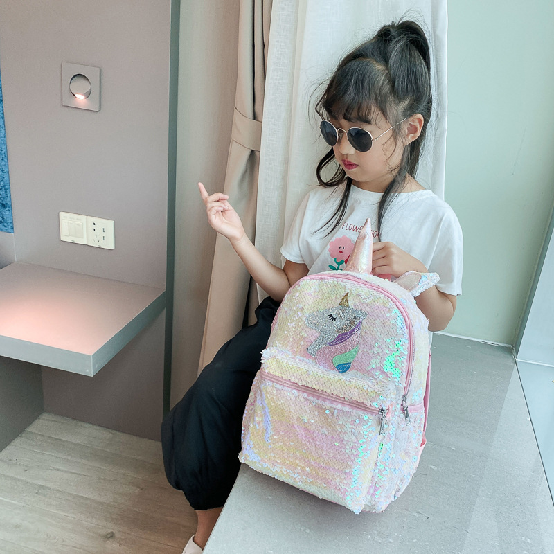 กระเป๋าเป้สะพายหลังลายยูนิคอร์ - Fashion Backpack Women บทวิจารณ์และราคา
