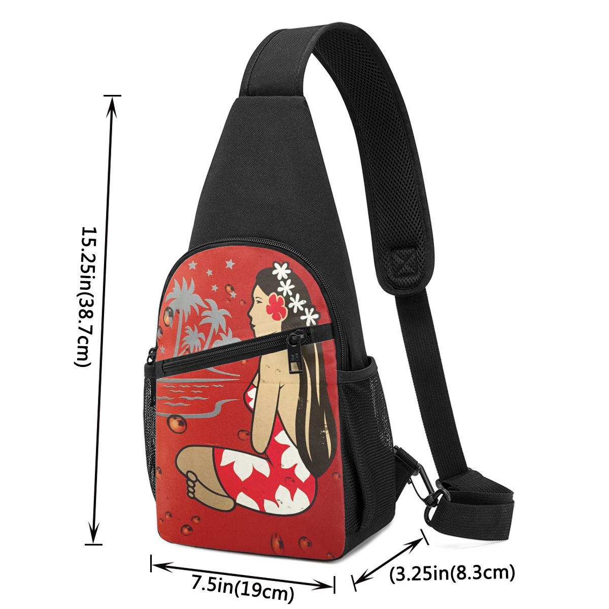 ฮินาโน ตาฮิติกระเป๋าคาดหน้าอกผ - Sling Backpack Shoulder บทวิจารณ์และราคา