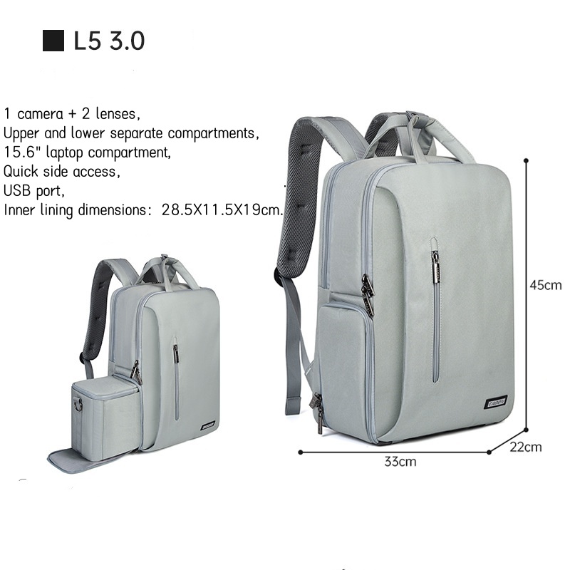 กระเป๋าเป้สะพายหลังกล้องขนาดให - Laptop Backpack 15.6 บทวิจารณ์และราคา