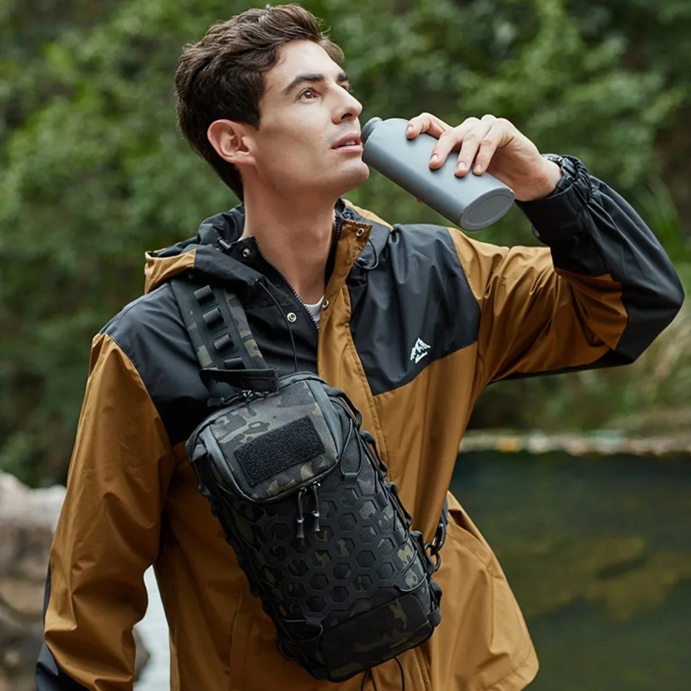 กระเป๋าเป้สะพายหลังแบบยุทธวิธี - Sling Backpack Shoulder บทวิจารณ์และราคา