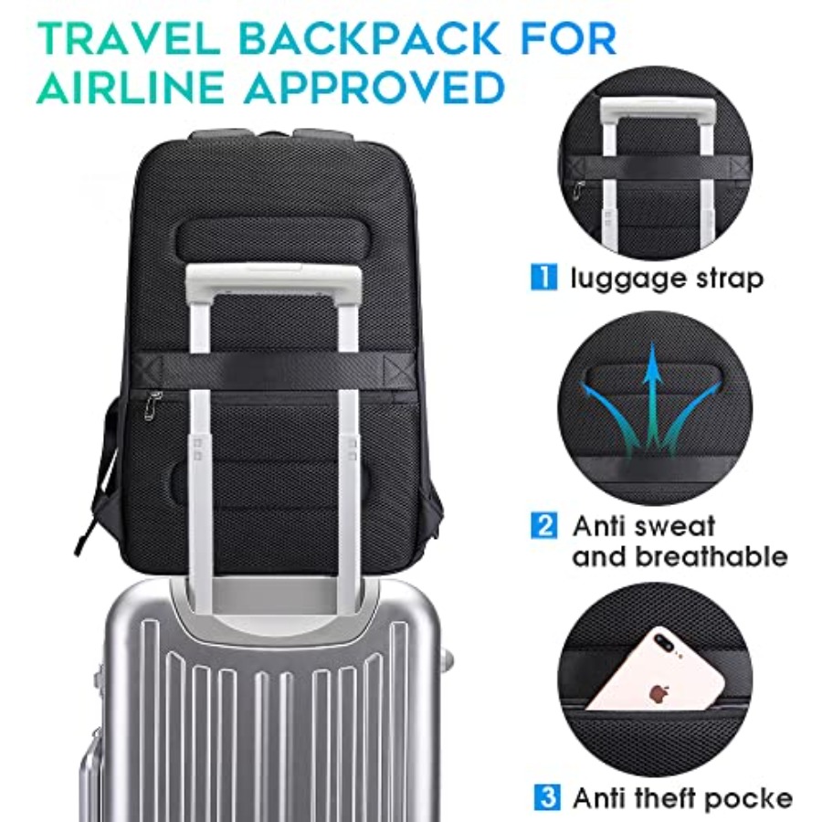 กระเป๋าเป้ธุรกิจอัจฉริยะ กันน้ - Laptop Backpack 15.6 บทวิจารณ์และราคา