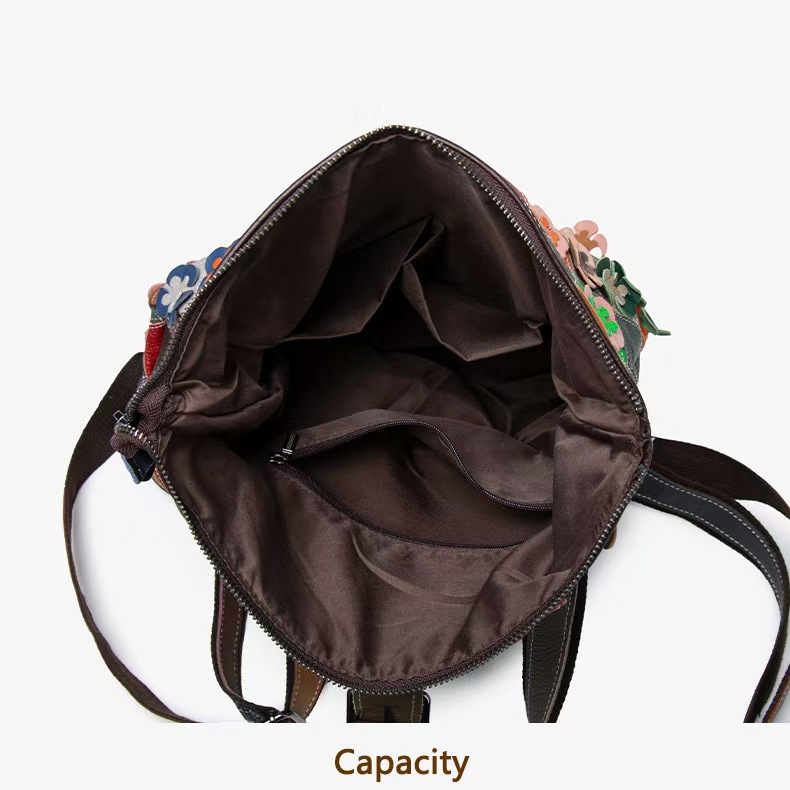 กระเป๋าเป้สะพายหลังหนังแท้สไตล - Fashion Backpack Women บทวิจารณ์และราคา