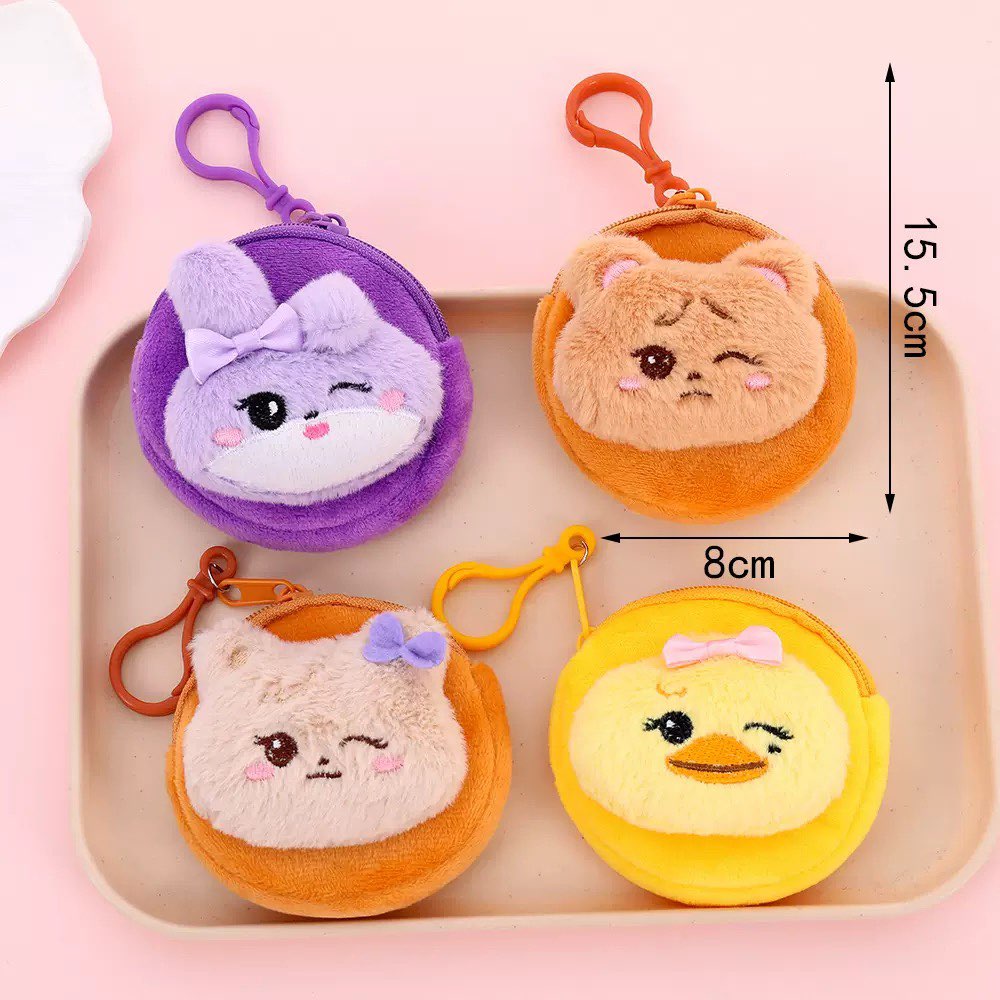 กระเป๋าใส่เหรียญตุ๊กตาขนนุ่มน่ - Mini Backpack Purse บทวิจารณ์และราคา