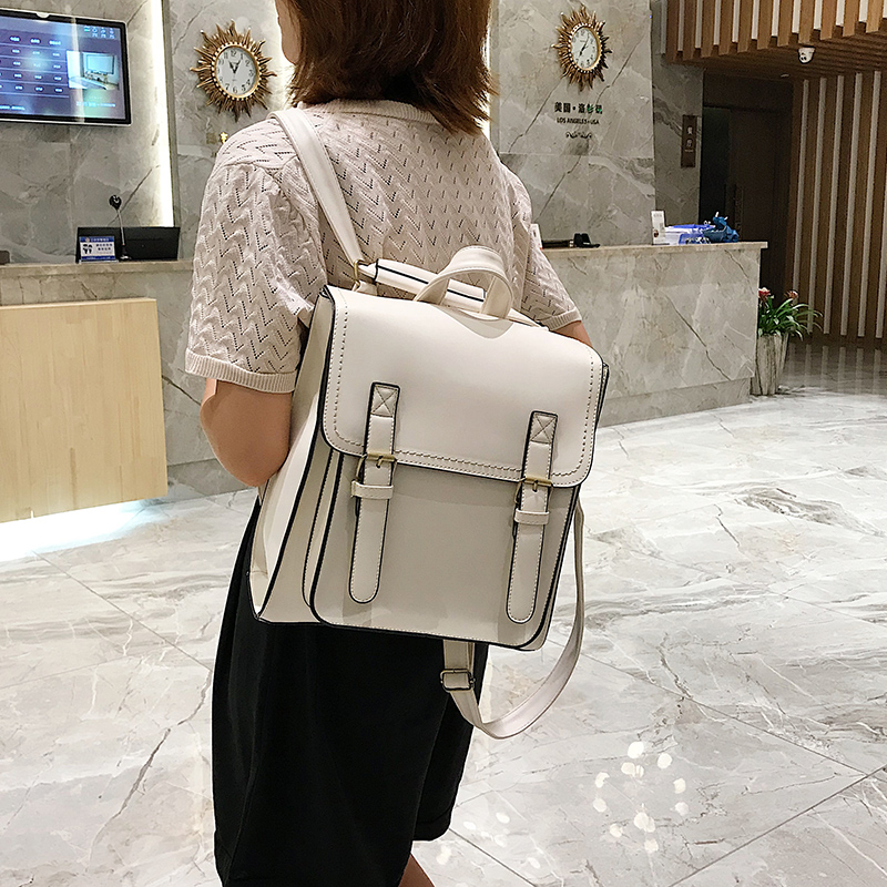 กระเป๋าเป้สะพายหลังหญิง Pu หนั - Leather Backpack Vintage บทวิจารณ์และราคา
