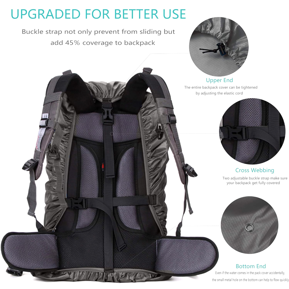 ผ้าคลุมกระเป๋าเป้สะพายหลังกันน - Rain Cover Backpack บทวิจารณ์และราคา