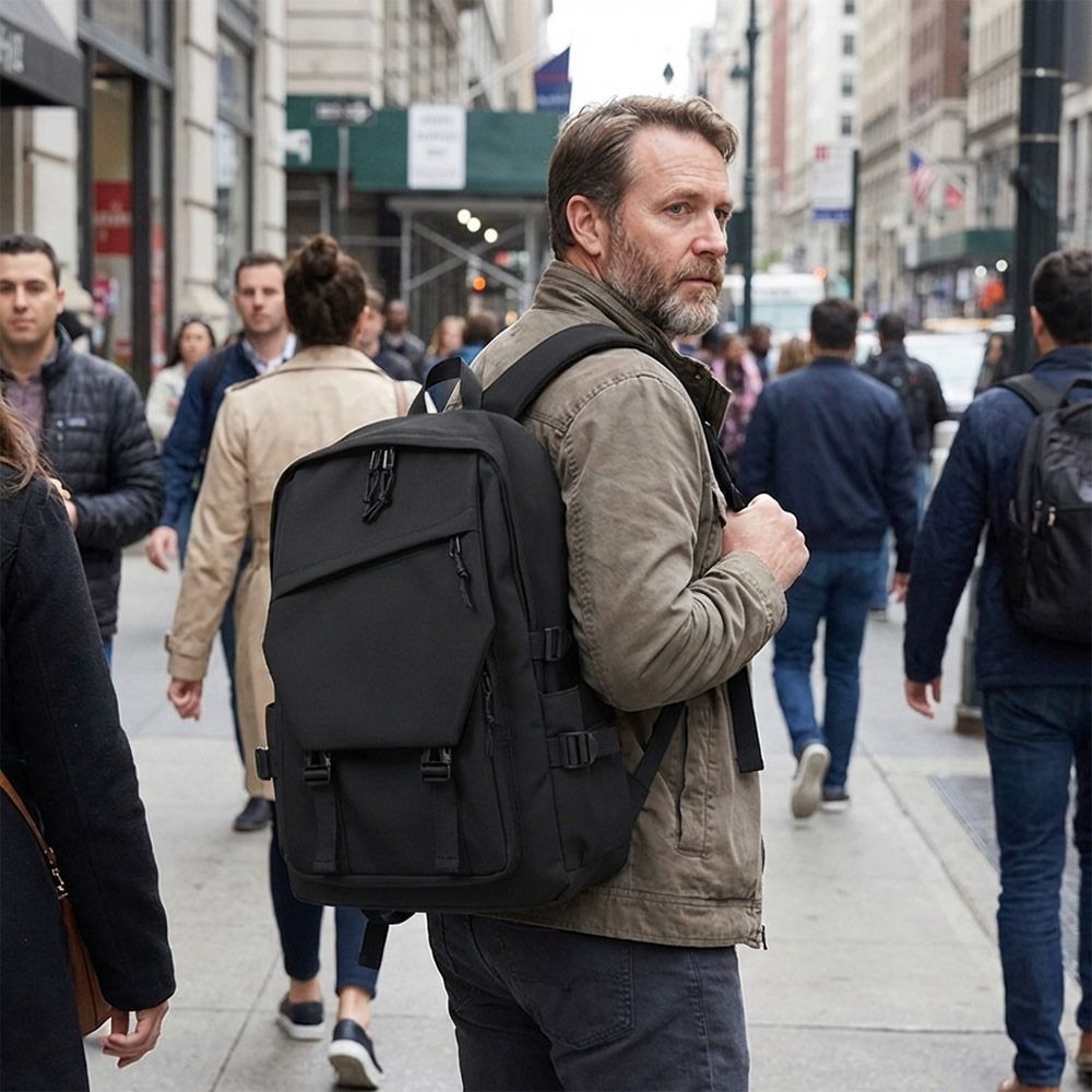 กระเป๋าเป้สะพายหลังแฟชั่นสำหรั - Canvas Backpack Casual บทวิจารณ์และราคา