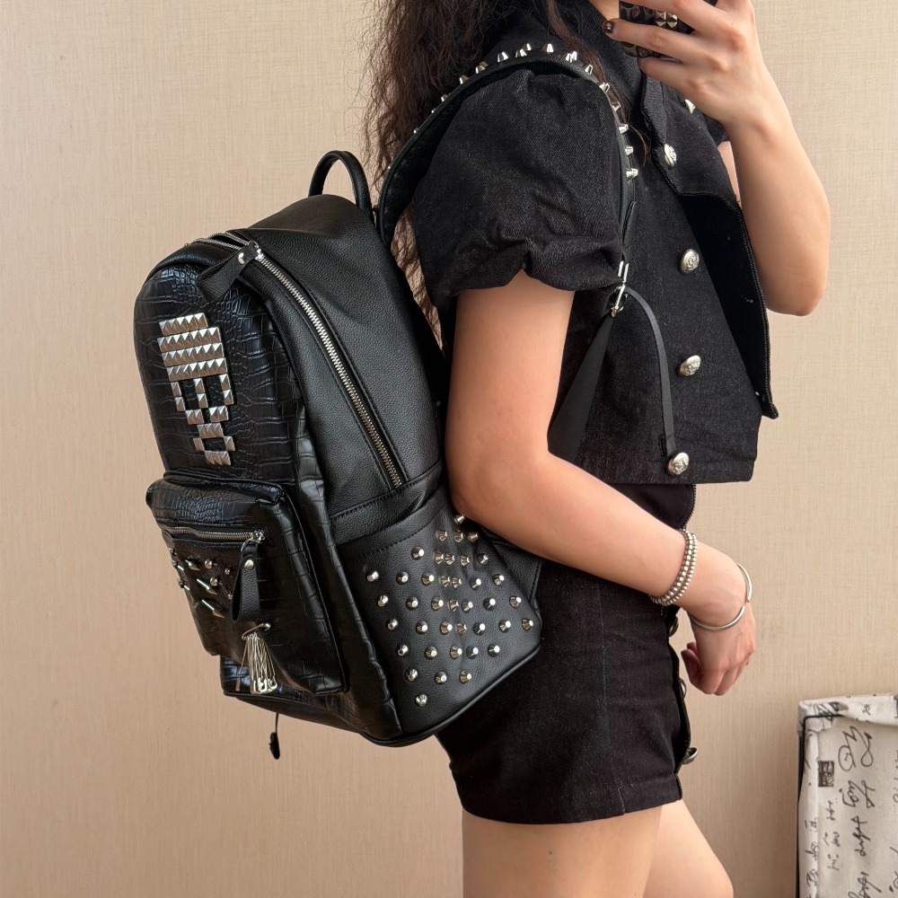 กระเป๋าเป้สะพายหลังลายหนังจระเ - Fashion Backpack Women บทวิจารณ์และราคา