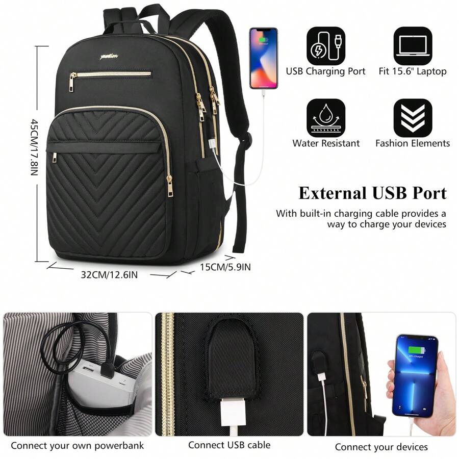 กระเป๋าเป้สะพายหลังสำหรับผู้หญ - School Backpack Teen บทวิจารณ์และราคา