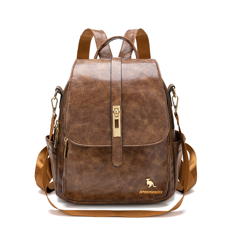 กระเป๋าเป้สะพายหลังสำหรับผู้หญ - Leather Backpack Vintage บทวิจารณ์และราคา