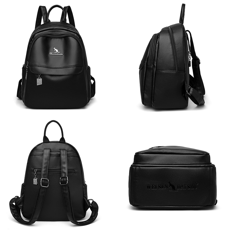 2024 ใหม่ผู้หญิงไหล่กระเป๋าหนั - Mini Backpack Purse บทวิจารณ์และราคา