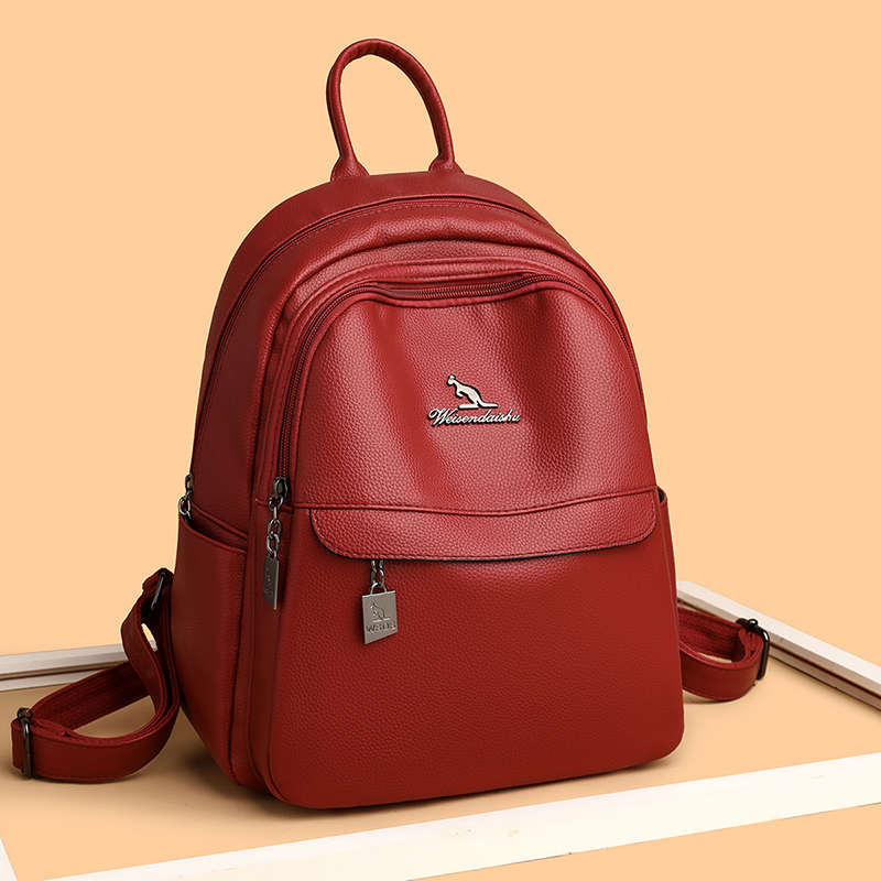 2024 ใหม่ผู้หญิงไหล่กระเป๋าหนั - Mini Backpack Purse บทวิจารณ์และราคา