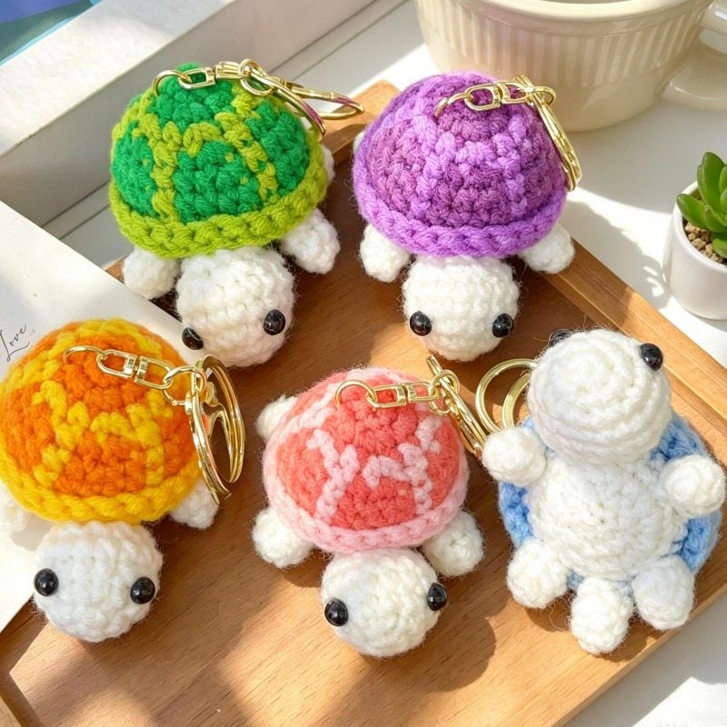 พวงกุญแจเต่าน้อยถักโครเชต์ งาน - Mini Backpack Purse บทวิจารณ์และราคา