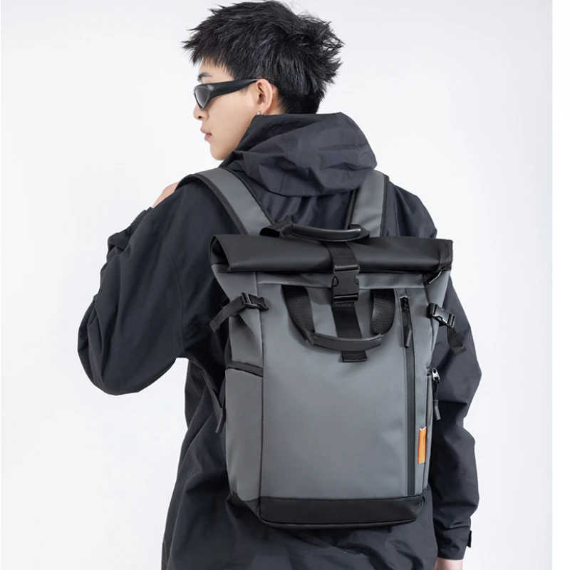 กระเป๋าเป้สะพายหลังกันน้ำขนาดใ - Canvas Backpack Casual บทวิจารณ์และราคา