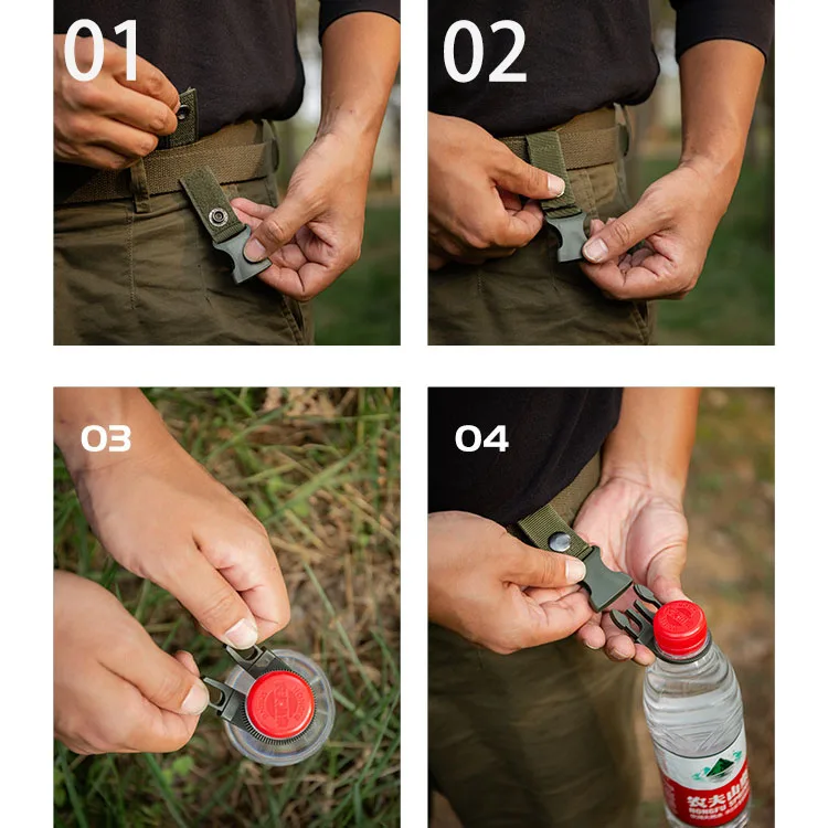 6pcs Camping Webbing BUCKLE Ho - Rucksack Military Style บทวิจารณ์และราคา