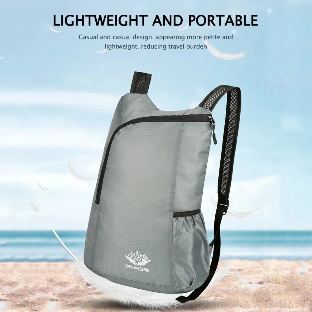 20L Unisex น้ําหนักเบากระเป๋าเ - Foldable Backpack Small บทวิจารณ์และราคา