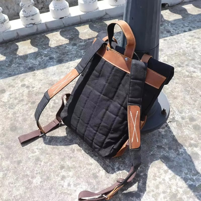 แฟชั่นผู้ชายกระเป๋าเป้สะพายหลั - Leather Backpack Vintage บทวิจารณ์และราคา