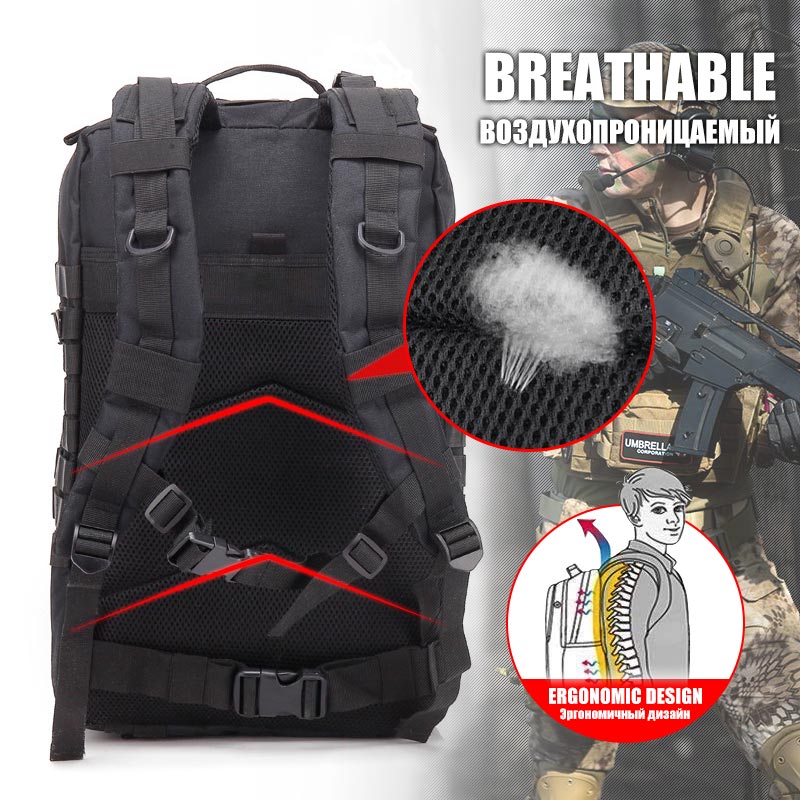 AA 60L กระเป๋าเป้สะพายหลังยุทธ - Urban Backpack Tactical บทวิจารณ์และราคา