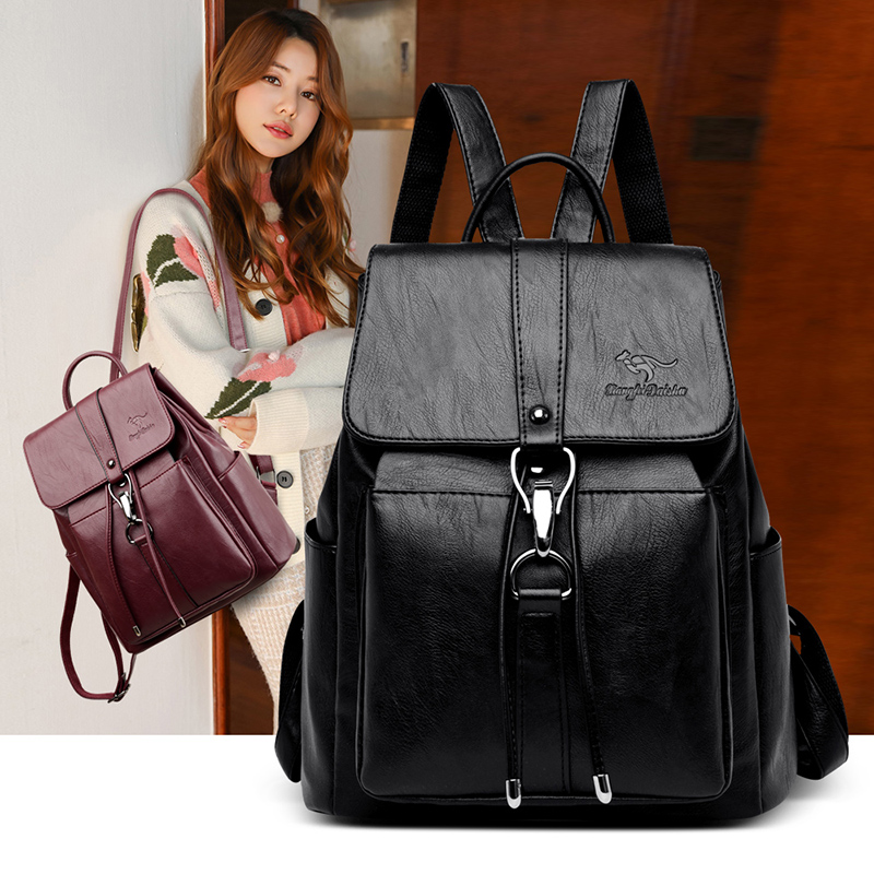 กระเป๋าเป้สะพายหลังป้องกันการโ - Fashion Backpack Women บทวิจารณ์และราคา