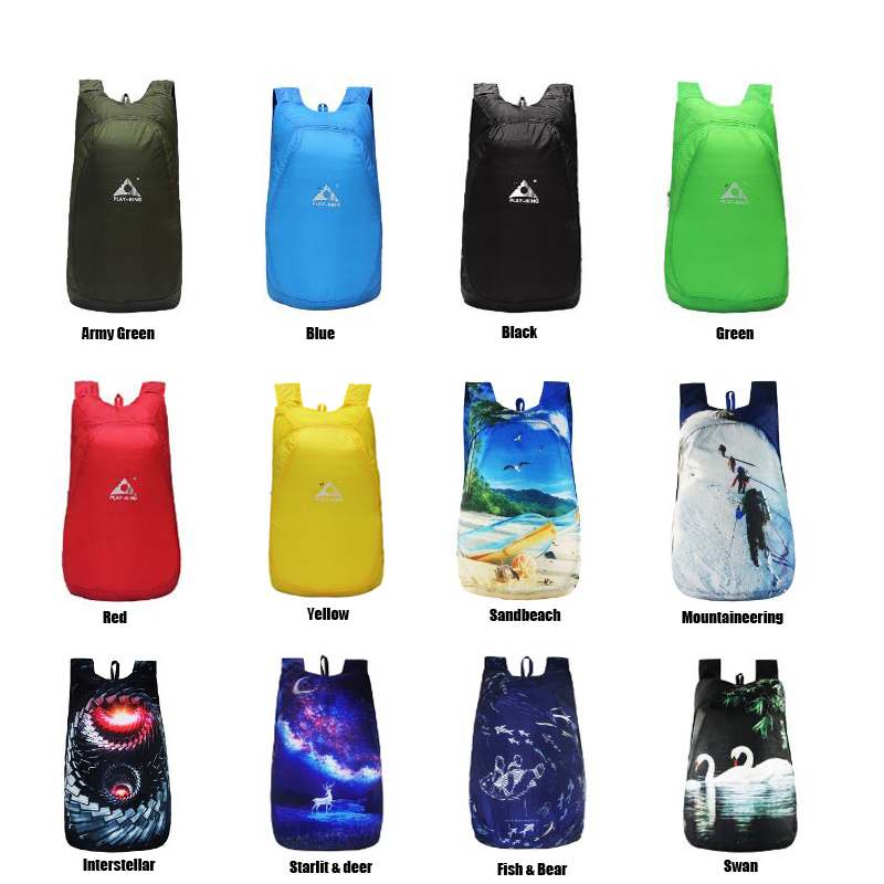 PLAYKING น้ำหนักเบากระเป๋าเป้ส - Foldable Backpack Small บทวิจารณ์และราคา