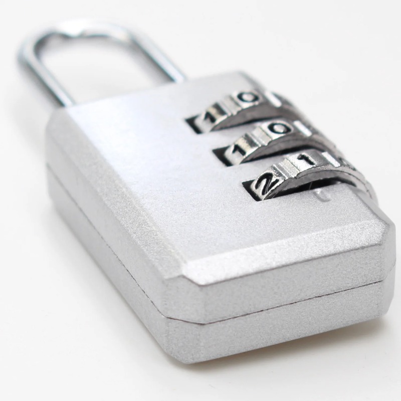 กุญแจรหัสแบบหมุน 3 หลัก ขนาดเล - Backpack Lock Combo บทวิจารณ์และราคา