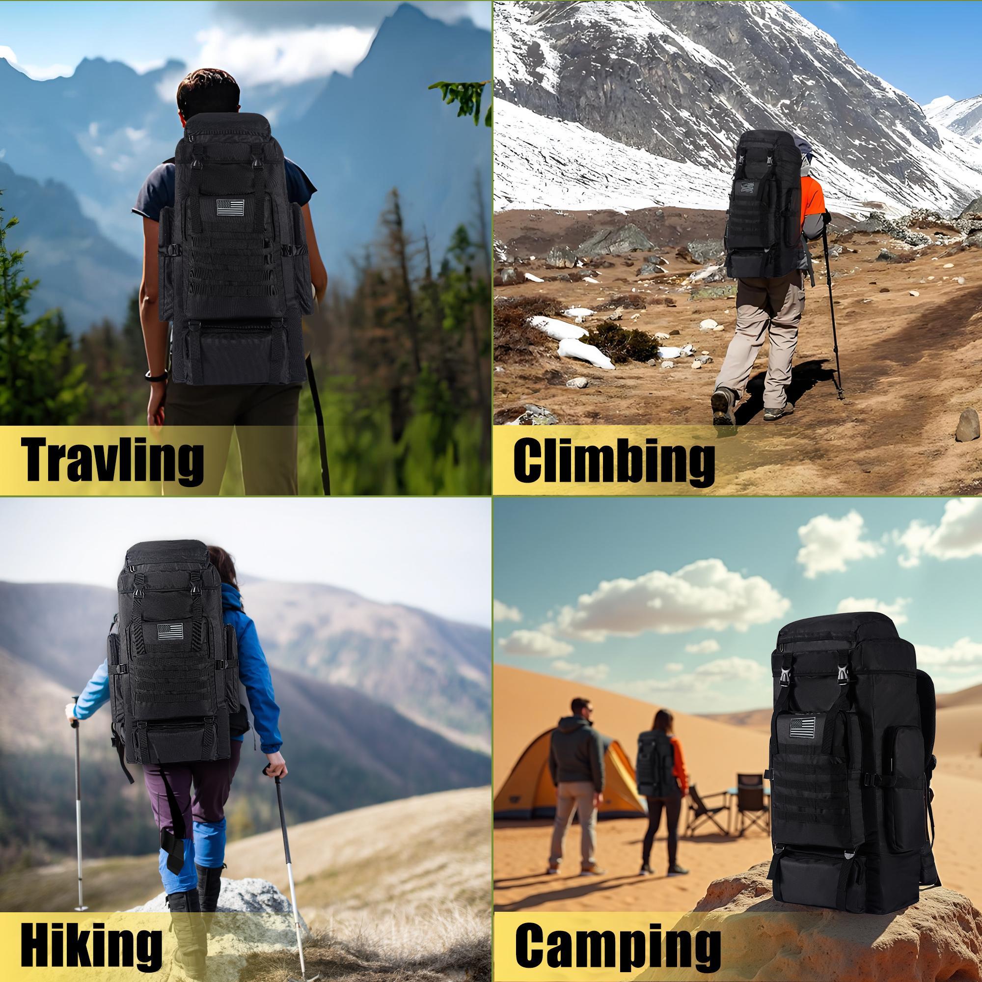 กระเป๋าเป้เดินป่าแบบมืออาชีพขน - Hiking Backpack Waterproof บทวิจารณ์และราคา