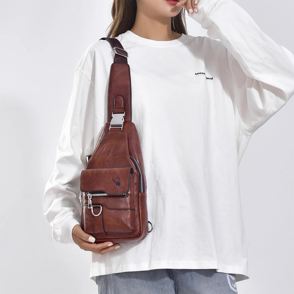 กระเป๋าสะพายข้างสำหรับผู้ชาย ก - Sling Backpack Shoulder บทวิจารณ์และราคา