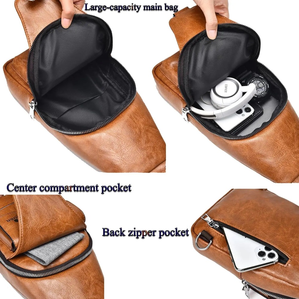 กระเป๋าสะพายข้างสำหรับผู้ชาย ก - Sling Backpack Shoulder บทวิจารณ์และราคา