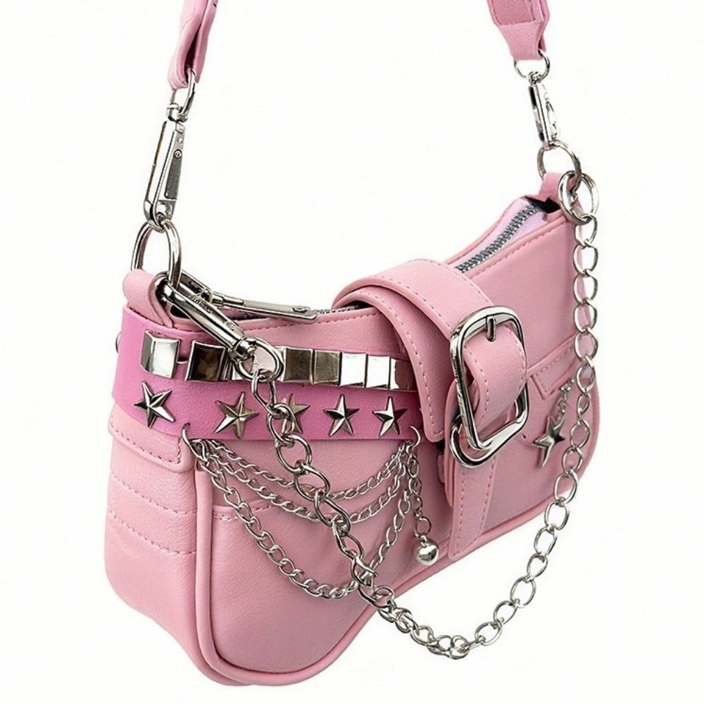 กระเป๋าสะพายวินเทจ Y2K หนัง PU - Leather Backpack Vintage บทวิจารณ์และราคา