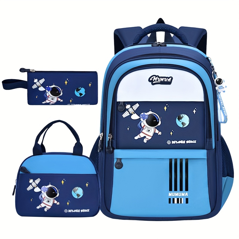 กระเป๋าเป้การ์ตูนนักบินอวกาศรุ - School Backpack Teen บทวิจารณ์และราคา
