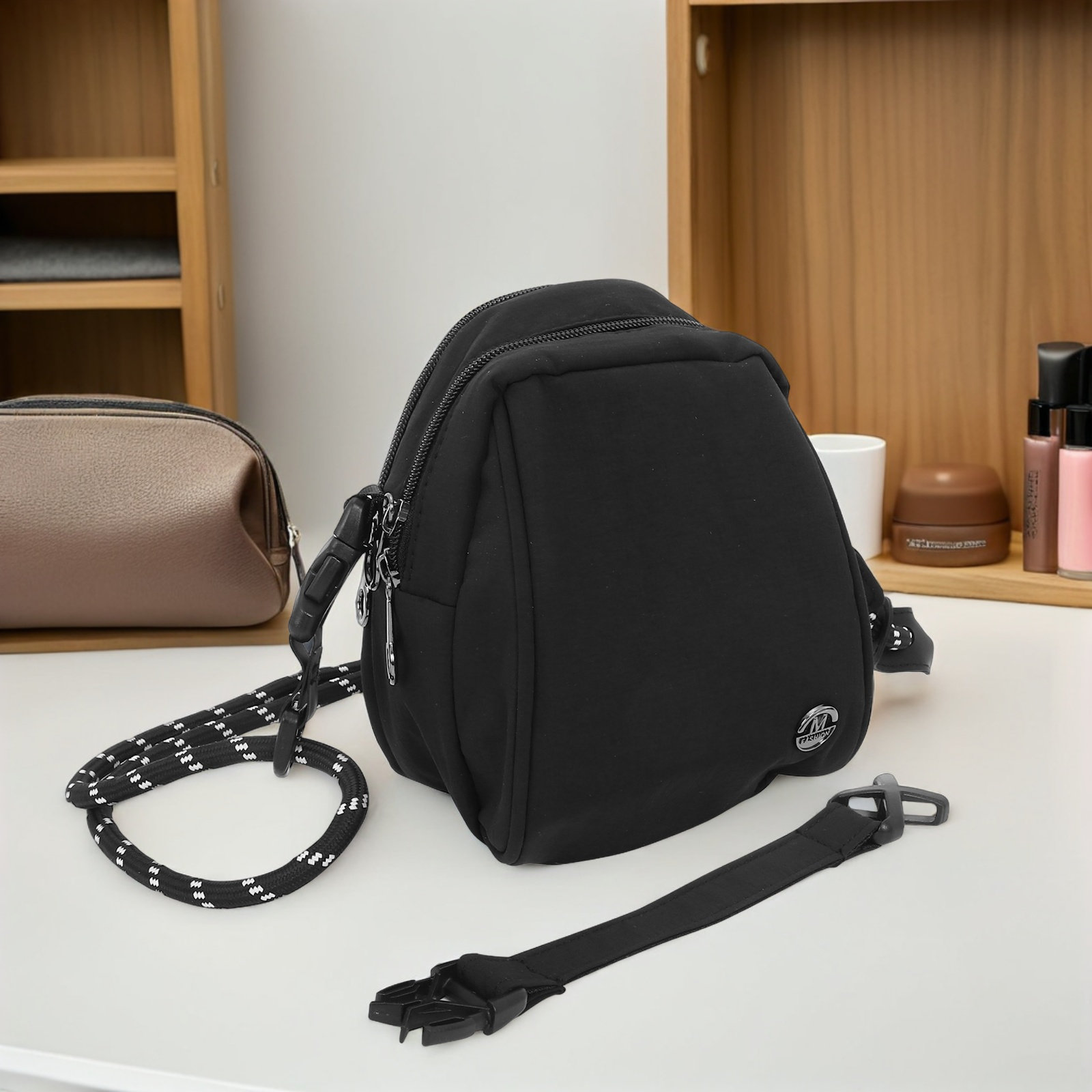 กระเป๋าสะพายข้างแบบเปลือกแข็งส - Mini Backpack Purse บทวิจารณ์และราคา