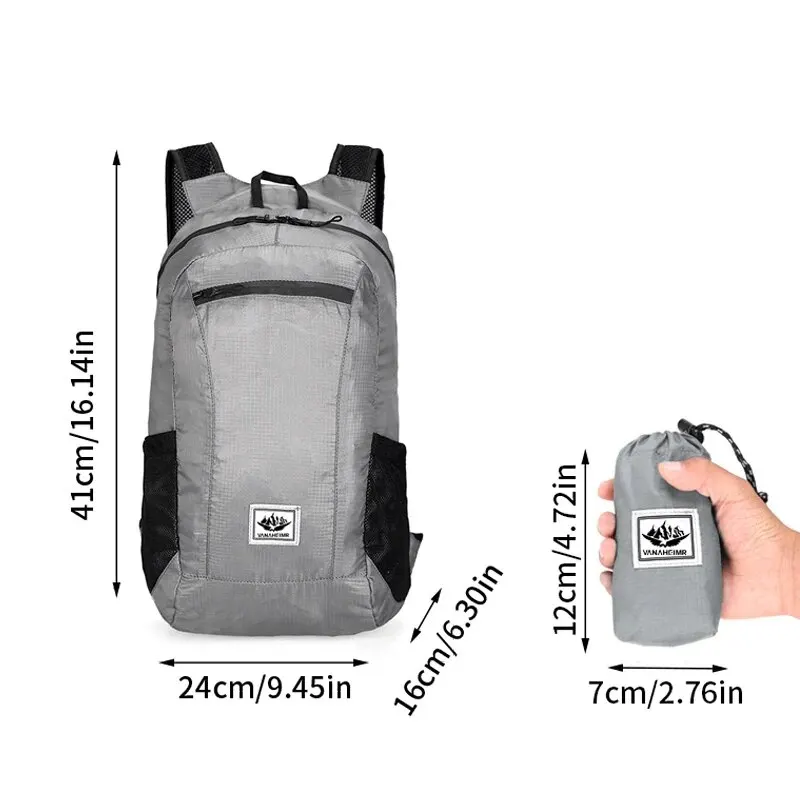 กระเป๋าเป้พับได้น้ําหนักเบาเป็ - Foldable Backpack Small บทวิจารณ์และราคา