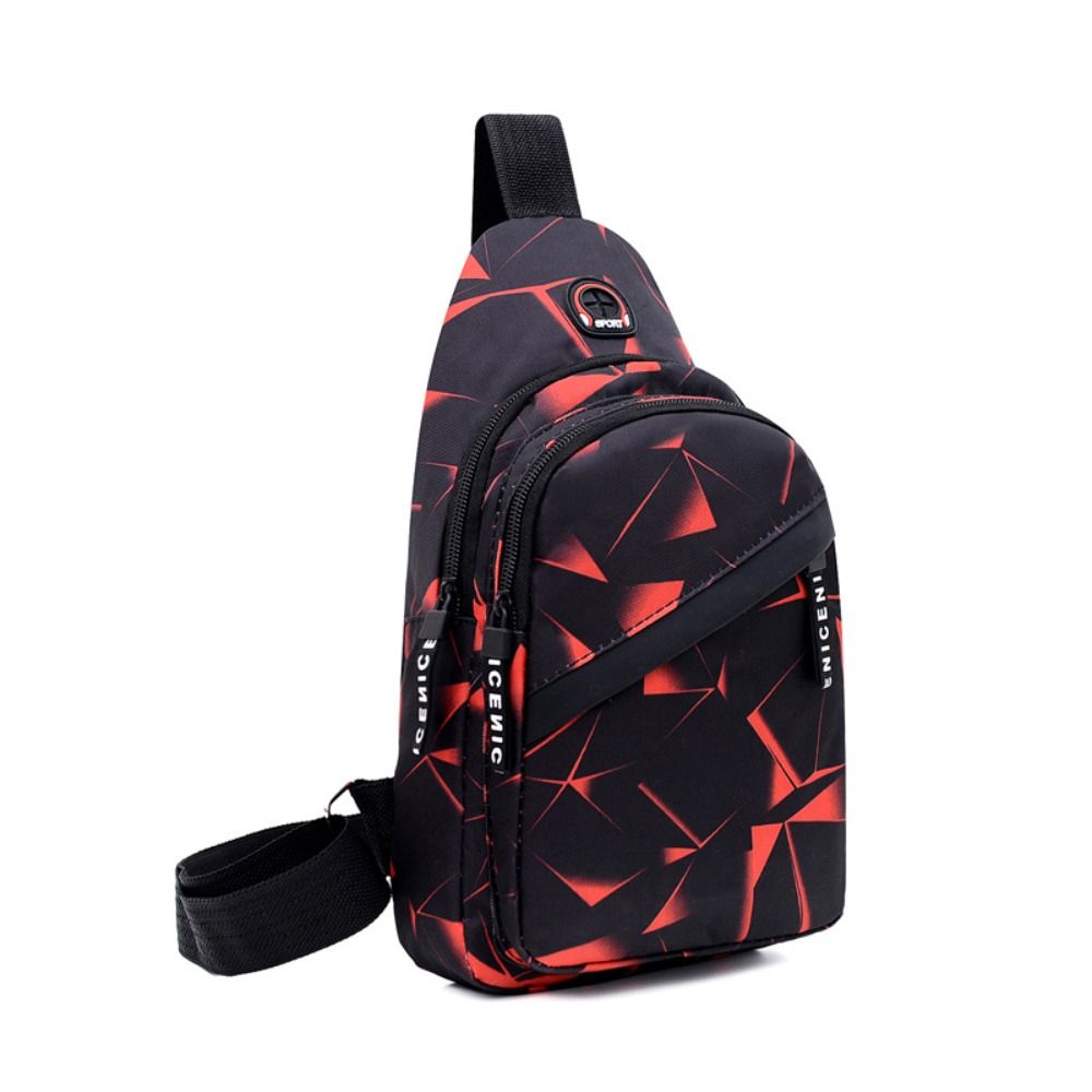แฟชั่นกระเป๋าคาดหน้าอก 2 ชั้น  - Sling Backpack Shoulder บทวิจารณ์และราคา