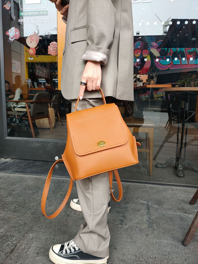 ของแท้หนังกระเป๋าเป้สะพายหลังผ - Leather Backpack Vintage บทวิจารณ์และราคา