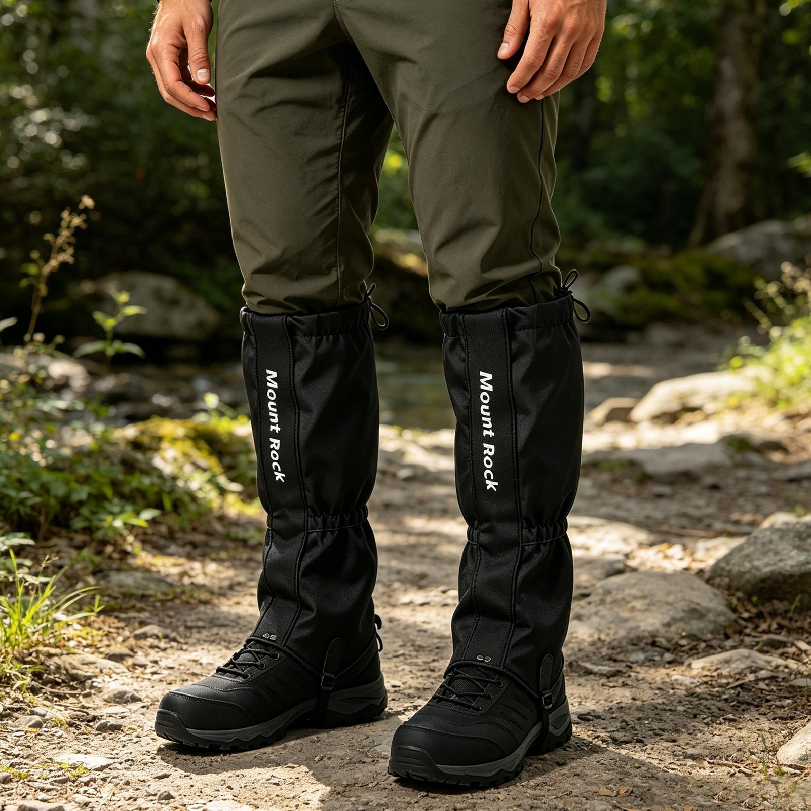 1 คู่ ปลอกขาป้องกันน้ำและอากาศ - Hiking Backpack Waterproof บทวิจารณ์และราคา